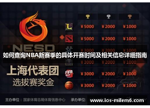 如何查询NBA新赛季的具体开赛时间及相关信息详细指南